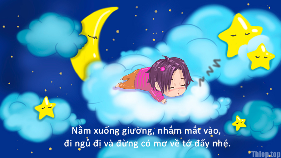 Hình ảnh chúc ngủ ngon good night hoạt hình đẹp