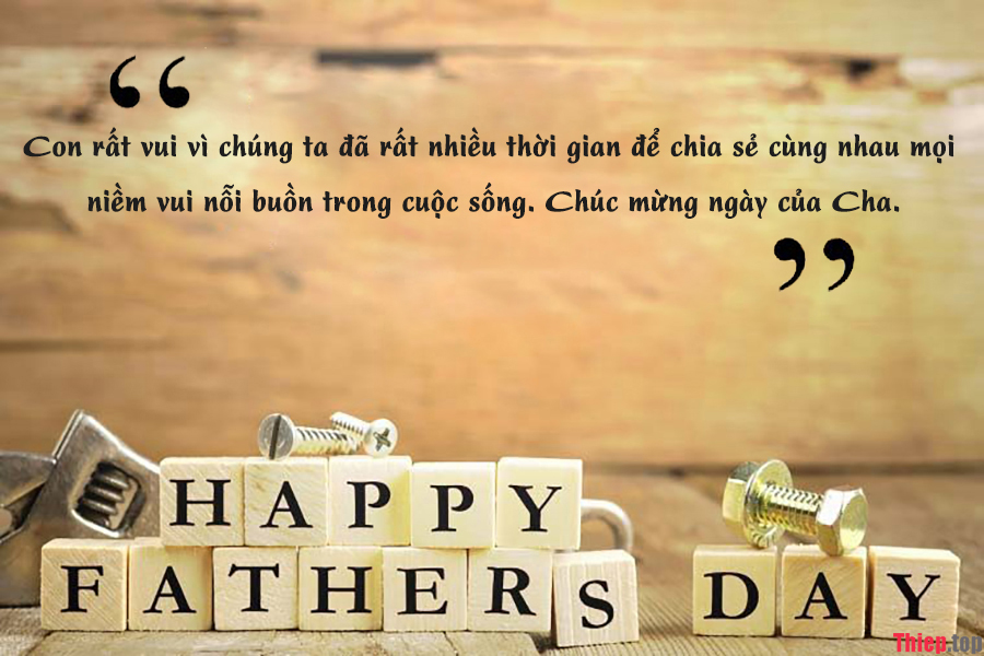 Happy Father's Day từ hình ảnh thiệp chúc mừng ngày của cha ý nghĩa