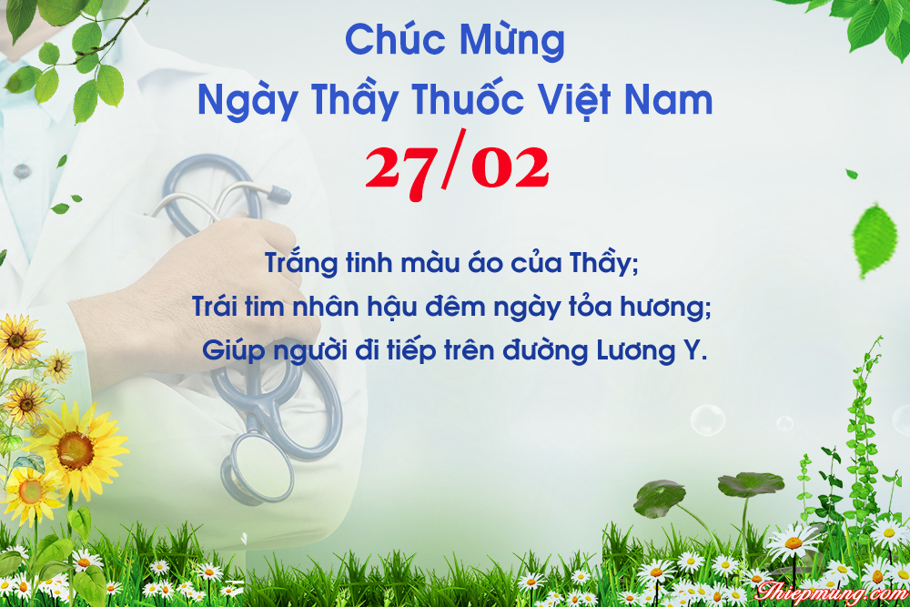 Top hình ảnh thiệp chúc mừng ngày Thầy thuốc Việt Nam 27/02 - Hình 2