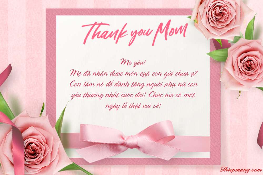 Top những mẫu thiệp chúc mừng Ngày của Mẹ đẹp nhất dành cho Mẹ - Hình 13