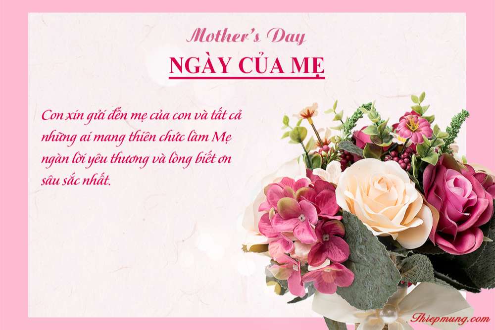 Top những mẫu thiệp chúc mừng Ngày của Mẹ đẹp nhất dành cho Mẹ - Hình 4