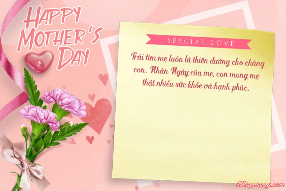 Top những mẫu thiệp chúc mừng Ngày của Mẹ đẹp nhất dành cho Mẹ - Hình 6
