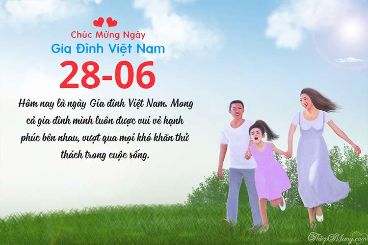 Top các mẫu thiệp chúc mừng Ngày gia đình Việt Nam 2022 đẹp và ý nghĩa nhất - Hình 10