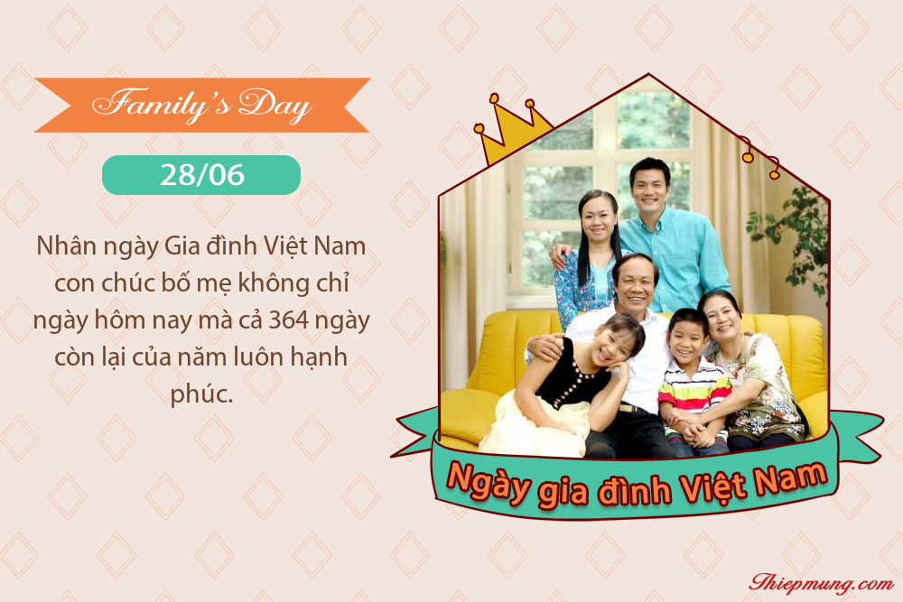 Top các mẫu thiệp chúc mừng Ngày gia đình Việt Nam 2022 đẹp và ý nghĩa nhất - Hình 13