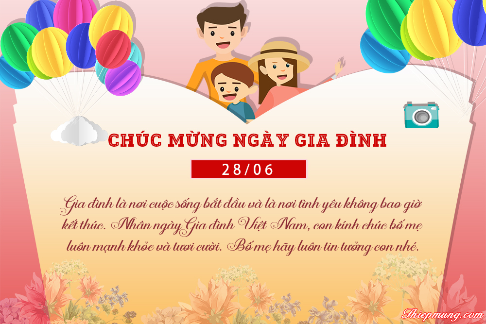 Top các mẫu thiệp chúc mừng Ngày gia đình Việt Nam 2022 đẹp và ý nghĩa nhất - Hình 2