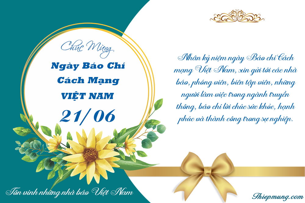 Mẫu thiệp kỷ niệm 96 năm Ngày Báo Chí Cách Mạng Việt Nam 21/06 - Hình 1