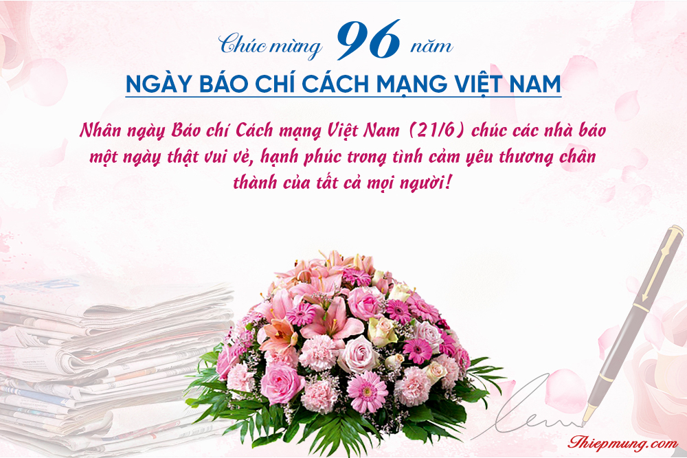 Mẫu thiệp kỷ niệm 96 năm Ngày Báo Chí Cách Mạng Việt Nam 21/06 - Hình 6