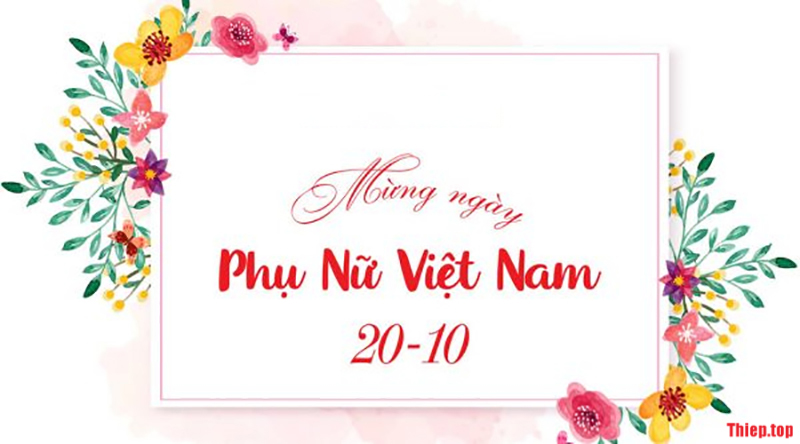 Top hình ảnh chúc mừng 20/10 ngày Phụ nữ Việt Nam miễn phí - Hình 3