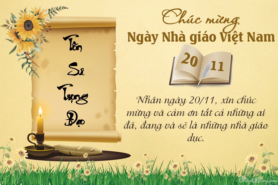 Top 15 mẫu thiệp chúc mừng 20/11 ngày Nhà giáo Việt Nam đẹp mới nhất - Hình 14