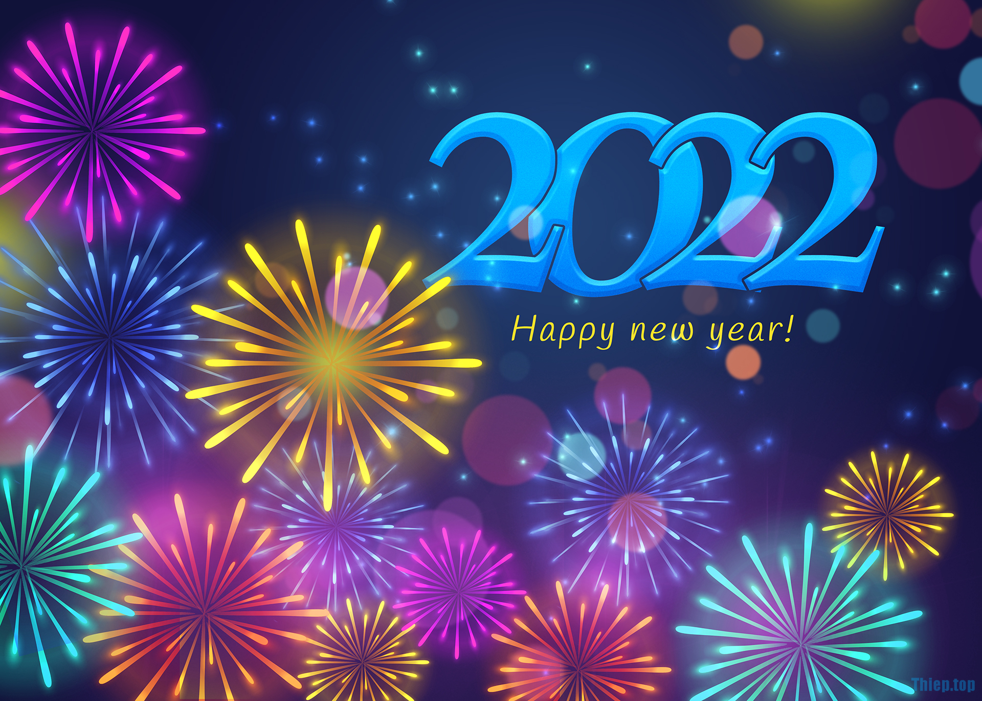 Top Hình nền chúc mừng năm mới 2022 Full HD Tải miễn phí - Hình 3